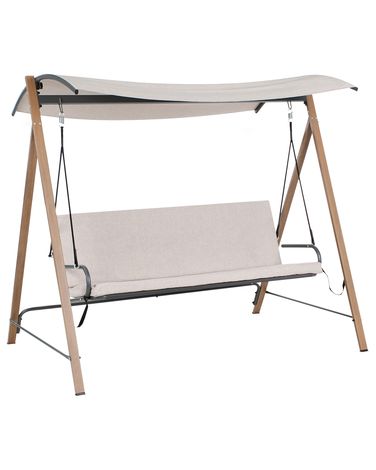Hollywoodschaukel BONAGIA Metall Beige