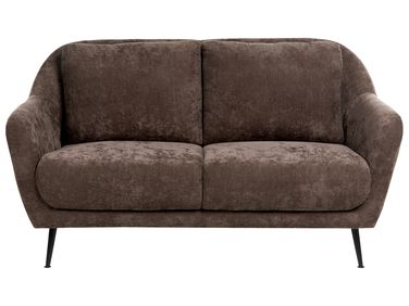 Sofa 2 Seater EIBY Chenille Dark Brown