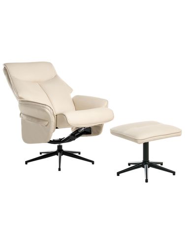 Fernsehsessel ERATO Stoff Hellbeige
