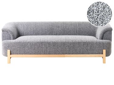 Sofa 3-Sitzer ALNOR Stoff Dunkelgrau