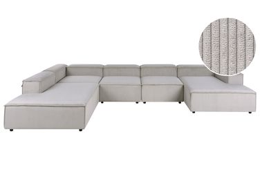Modul Ecksofa 5-Sitzer ARDAL rechtsseitig Taupe Cord