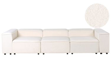 Modulsofa 3-Sitzer ARDAL Cremeweiß Bouclé