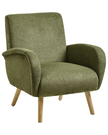 Armchair PLASSEN Fabric Green