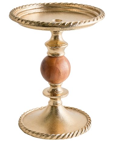 Kerzenständer VODNO Metall 31 cm Gold