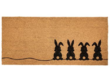 Doormat PULIAN Natural 55 x 120 cm Rabbit Coir