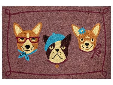 Doormat BABABU Multicolour 60 x 90 cm Dog Coir