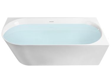 Eckbadewanne RENACA linksseitig 170 x 79 cm Weiß