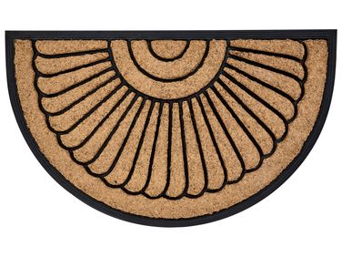 Fußmatte KORYAK Naturfarben 45 x 75 cm Kokosfasern