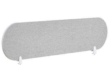 Desk Screen SPARKY 160 x 40 cm Light Grey