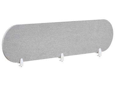 Desk Screen SPARKY 180 x 40 cm Light Grey