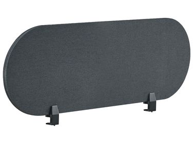 Desk Screen SPARKY 120 x 40 cm Dark Grey