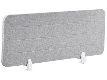 Desk Screen ZIGGY 120 x 40 cm Light Grey