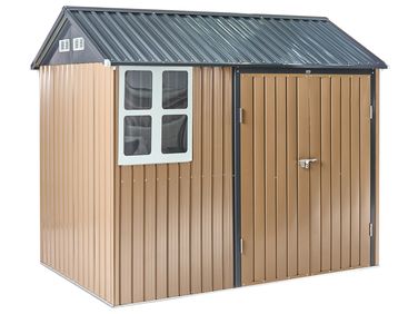 Gerätehaus NOCCIANO 248 cm 161 cm Braun