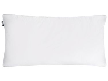 Bed Pillow VIHREN Low Duck Feathers and Down 40 x 80 cm White
