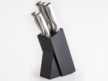 Messerblock-Set 5-teilig MASHIKO Silber