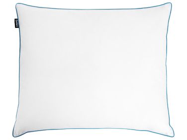 Kopfkissen ANETO Niedrig Entenfedern und Daunen 50 x 60 cm Weiß