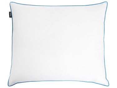 Kopfkissen ANETO Niedrig Entenfedern und Daunen 80 x 80 cm Weiß