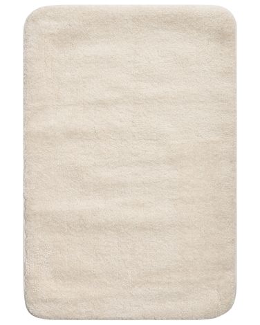 Badematte URLANA Cremeweiß 60 x 90 cm Mikrofaser