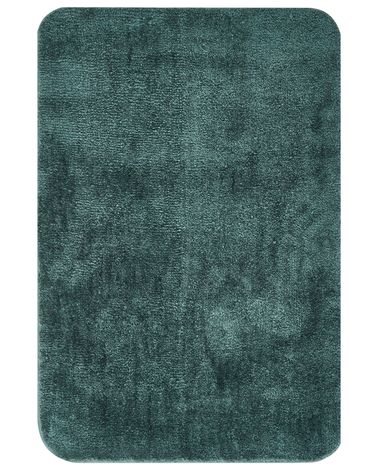 Badematte URLANA Dunkelgrün 60 x 90 cm Mikrofaser