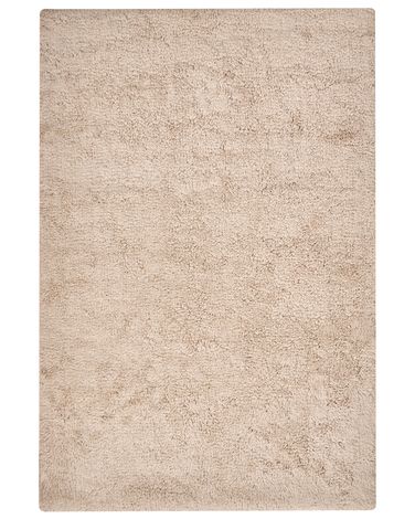 Bath Mat GOELA Light Brown 60 x 90 cm Cotton