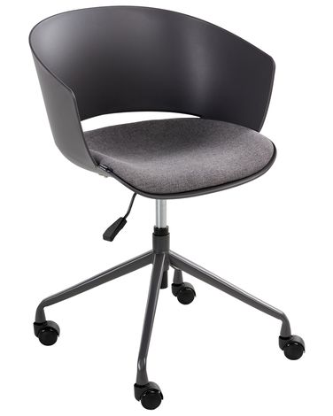 Bürostuhl GLEEFUL Stoff Graphitgrau