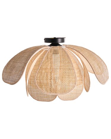 Deckenlampe CHIREDZI Rattan Naturfarben
