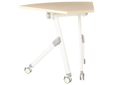 Klappbares Eck-Schreibtischmodul BENDI Hellbraun 90 cm 64 cm