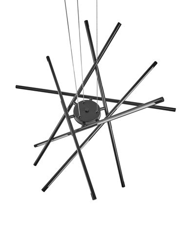 LED Hängeleuchte PALUN mit Dimmer Metall Schwarz