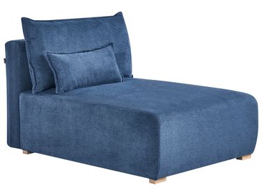 Chaiselongue NERBO Stoff Blau
