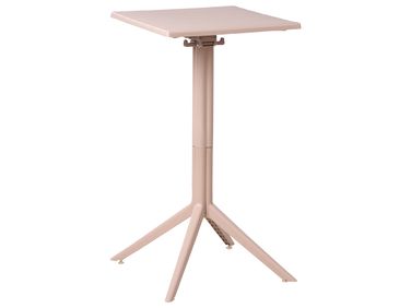 Garden Bar Table LEMNOS 60 cm 60 cm Beige