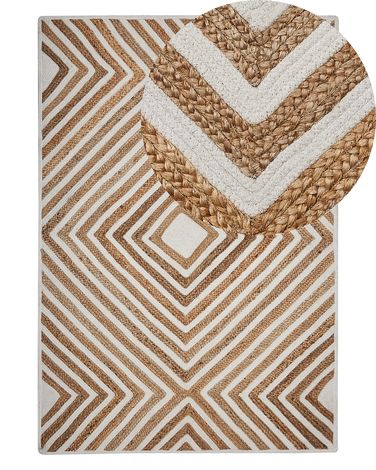 Rug PIRLI Beige 140 x 200 cm Jute