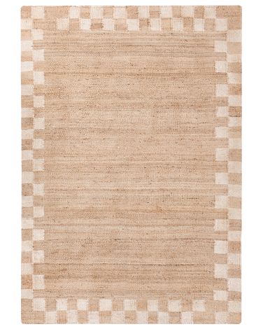Rug BEED Light Beige 160 x 230 cm Jute