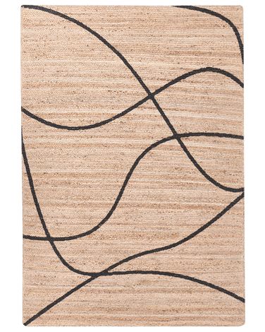 Rug GHOTA Beige 160 x 230 cm Jute