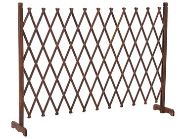 Garden Trellis SCIOLZE Extendable Dark Brown