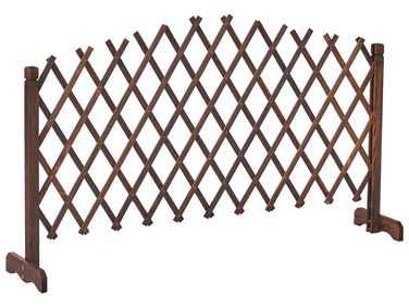 Garden Trellis PAVAROLO Extendable Dark Brown