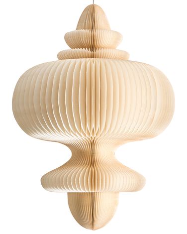 Hängeleuchte AMALSAN Papier Beige
