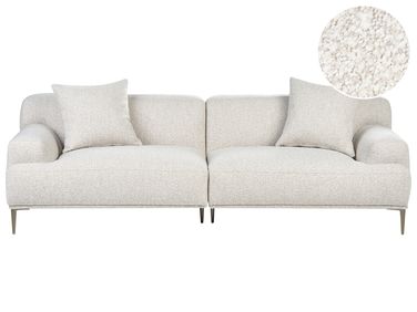 Sofa 3-Sitzer MATILA Bouclé Cremeweiß