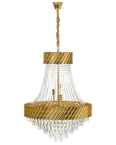 Chandelier KARSA Crystal Gold