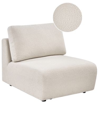1-Seat Section KIVVIK Off-White Boucle