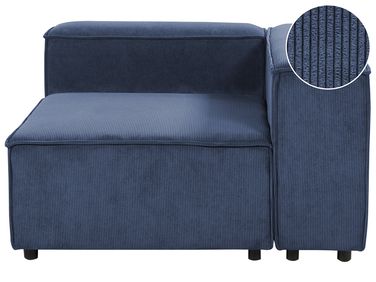 Eckmodul ARDAL linksseitig Dunkelblau Cord