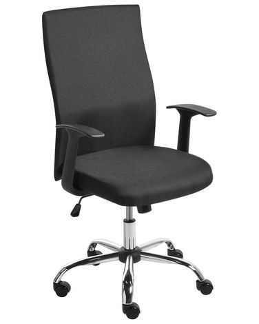 Bürostuhl ZUNO Stoff Schwarz