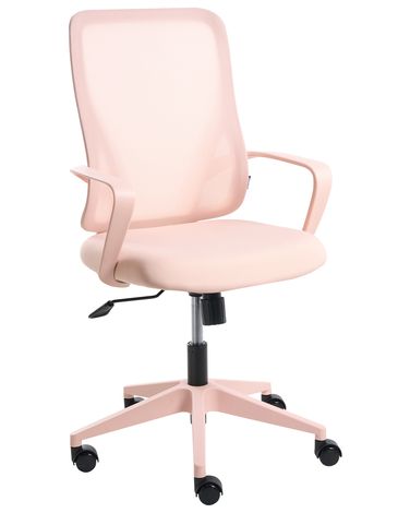 Bürostuhl LUMA Pastellrosa