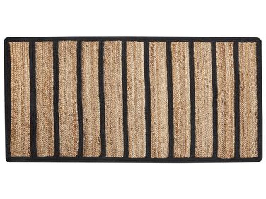 Rug KARADONA Beige 80 x 150 cm Jute