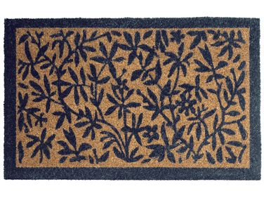 Doormat NUNIVAK Natural 50 x 80 cm Leaf Coir