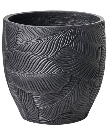 Blumenkübel BAIYUN 42 cm Schwarz
