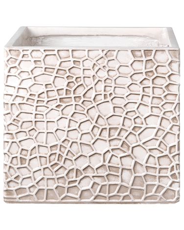 Blumenkübel FEIYAN 44 cm Hellbeige