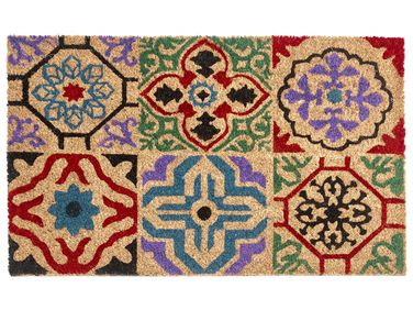 Doormat NAUKATI Multicolour 50 x 80 cm Coir