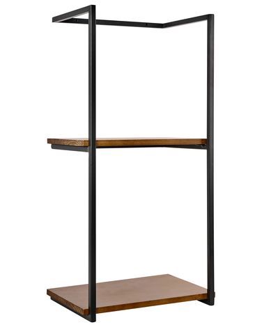 Wandregal LOLOG Metall Schwarz