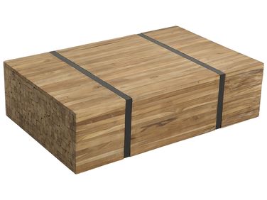 Couchtisch GANDER Teakholz Braun