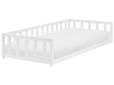 Kinderbett Kiefernholz AURIBEAU 90 x 200 cm Weiß